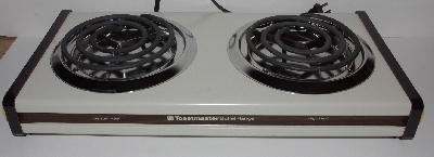 +MBA #3434-586   "Toastmaster Double Burner Buffet Range Model #6407"