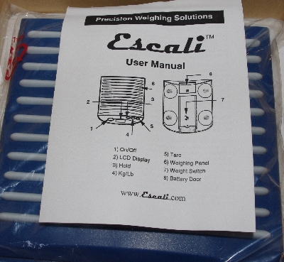 +MBA #3434-623  "2001 Percision Weighing Solutions Escali Scale"