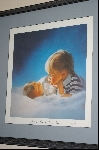 Rare 1989 "BROTHERLY LOVE" Limited Edition Hand Signed & Numbered Lithograph By Artist Donald Zolan & Comes Custom Framed