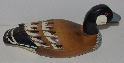 +MBA #3535-992   "Vintage Snow Goose Hand Carved & Painted Decoy"