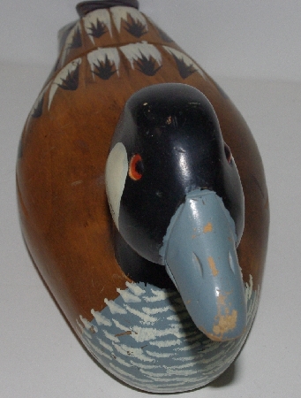 +MBA #3535-992   "Vintage Snow Goose Hand Carved & Painted Decoy"