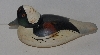 +MBA #3535-997   "Ducks Unlimited 1998-1999 Hand Signed Bufflehead Drake Duck Decoy"