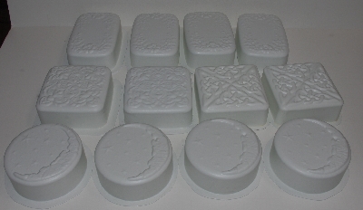 +MBA #3535-847   "Set Of 12 Individual Soap Molds"