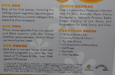 MBA #3535-904   "The Sonny & Cher Ultimate Collection DVD Set"