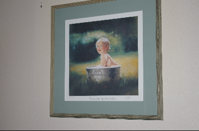 +MBA #8-293  "Rare 1991 "SUMMER SUDS" Limited Edition Hand Signed & Numbered Lithograph By Artist Donald Zolan & Comes Custom Framed