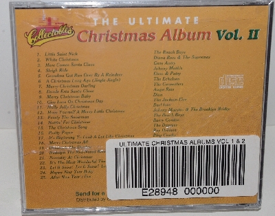 MBA #3535-392   "1994 Collectibles The Ultimate Christmas Album Volume 1 & 2 Set Of 2 Cd's"