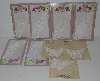 +MBA #3636- 431  "Set Of 9 White Lace Appliques"