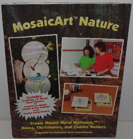 +MBA #3535-203   "1998 MosaicArt Nature Glass Patterns Book"