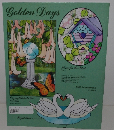 "SOLD"  MBA #3535-207   "2003 Golden Days Stained Glass Pattern Book"
