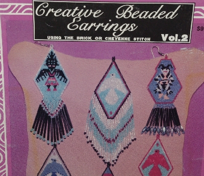 +MBA #3535-250   "1991 Creative Beaded Earrings Vol #2 Veon Creations"