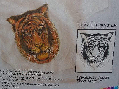 +MBA #3535-0015   " 1989 Set Of 5 Pre Shaded Iron On Transfers By Dizzle"