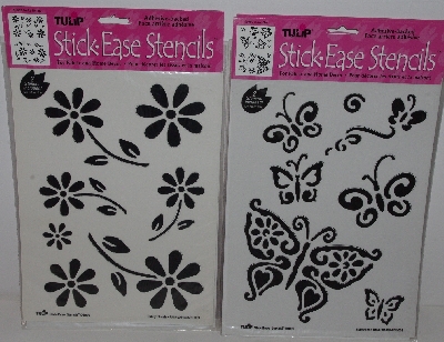 +MBA #3535-0034   "1999 Set Of 5 Tulip Stick-Ease Stencils"