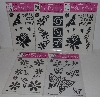 +MBA #3535-0034   "1999 Set Of 5 Tulip Stick-Ease Stencils"