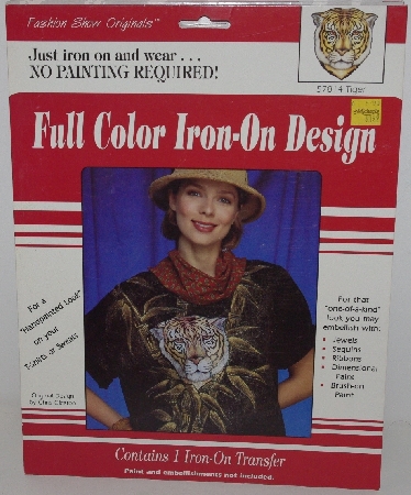 +MBA #3535-0055   "1990 Set Of 5 Fashion Show Originals Full Color Iron On Designs"