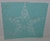 +MBA #3636-487  "Blue Quilt Star Stencil"