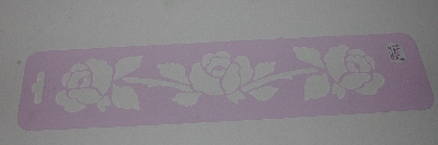 +MBA #3636-197   "1993 3 Rose Vine Stencil"