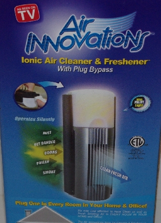 +MBA #3636-282   "Air Innovations Ionic Air Cleaner & Freshener With Plug Bypass"