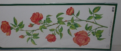 +MBA #3636-325   "1999 American Traditional Stencil 3 Part Over Lay American Rose #CD-005"