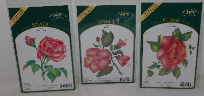 +MBA #3636-353   "1998, 1999 & 2001 Set Of 3 American Traditional 3 Part Over lay Stencils"
