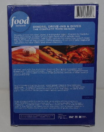 MBA #3636-393   "Diners, Drive-ins & Dives The Complete Third Season 3 DVD Set"