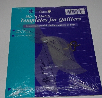 +MBA #3636-405   "June Tailor Set Of 2 Mix & Match Templates For Quilters"