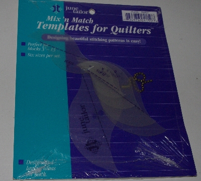 +MBA #3636-405   "June Tailor Set Of 2 Mix & Match Templates For Quilters"