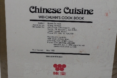 +MBA #3636-0036   "1983 Chinese Cuisine By Huang Su-Huei Cook Book"