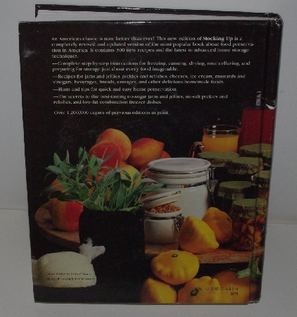 +MBA #3636-123   "1986 Stocking Up The All New Edition Of America's Classic Preserving Guide Hard Cover Book"
