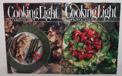 +MBA #3636-131  "1990 & 1991 Set Of 2 Cooking Light Hard Cover Books"