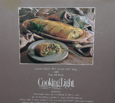 +MBA #3636-131  "1990 & 1991 Set Of 2 Cooking Light Hard Cover Books"