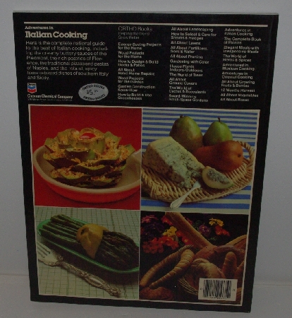 +MBA #3636-168   "1980 Adventures In Italian Cooking Paper Back Cook Book By Ortho Books"