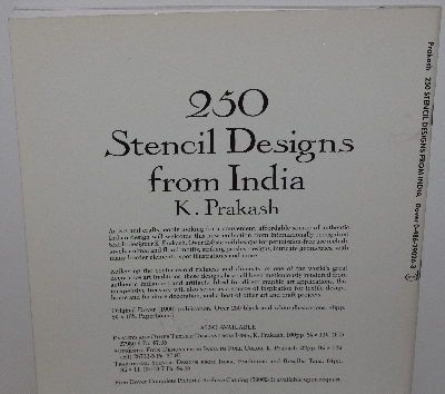+MBA #3636-145   "1996 "250 Stencil Designs From India" By K. Prakash"