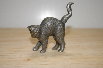 +MBA #4-099  "1986 American Pewter Franklin Mint Cat