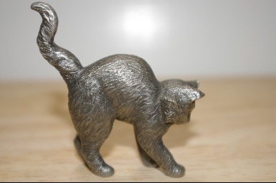 +MBA #4-099  "1986 American Pewter Franklin Mint Cat