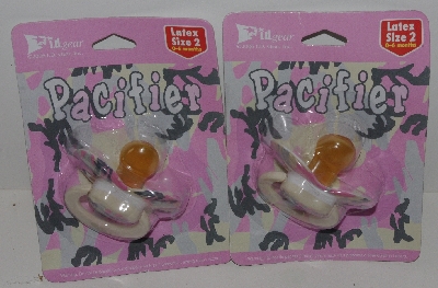 +MBA #3737-0001   "Set Of 2  "2006 I.D. Gear Pink Camouflage Pacifiers"