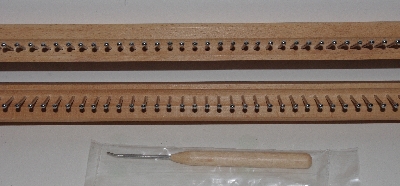 +MBA #3737-0036   "2007 Solid Hard Wood Knitting Board With Patterns & DVD"