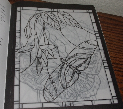 +MBA #3838-0160  "1999 Stained Glass Art "Butterflys & Moths"