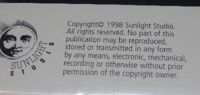 +MBA #3838-0127   "1998 Full Sized Stain Glass Patterns "Zodiac" By Sunlight Studio