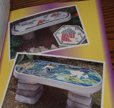 +MBA #3838-0062   1999 Tiffany Garden "Benches" By Jean & Julie Bishop Day"