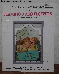 +MBA #3838-0041  "1987 Flamingo & Flowers" Full Size Stained Glass Window Patterns By Randy & Judy Wardell"