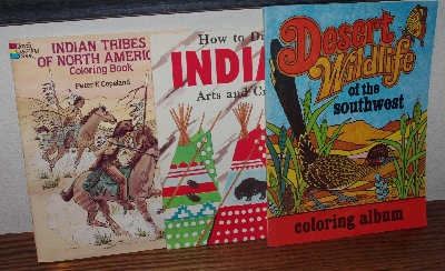 +MBA #3838-0007   "Set Of 3 Native American & Desert Wildlife Of The Southwest Books"  