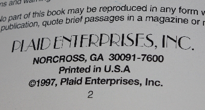 +MBA #3838-0022   "1997 Plaid Patterns For Mosaics By Patty Cox"