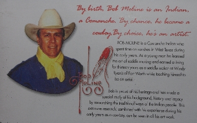 "SOLD"  MBA #3939-174   "Bob Moline's Western Art Series "The Texas Collection" Tracing & Tooling Patterns"