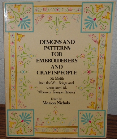 +MBA #3939-159   "1974 Designs & Patterns For Embroidery And Craftspeople" Paper Back