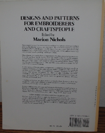 +MBA #3939-159   "1974 Designs & Patterns For Embroidery And Craftspeople" Paper Back