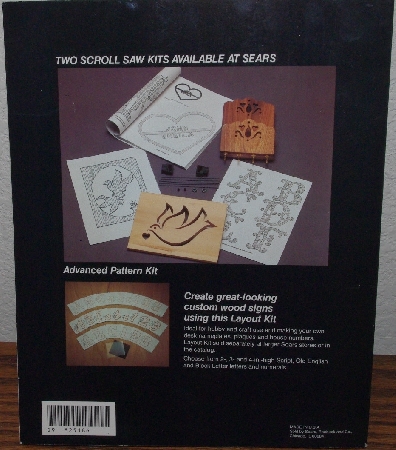 +MBA #3939-0157   "1994 Sears/Craftsman Scroll Saw Handbook With Patterns"