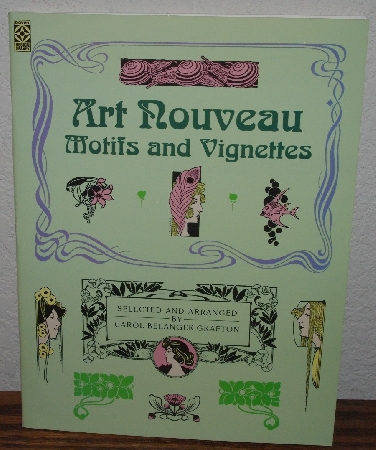 +MBA #3939-429   "1989 Art Nouveau Motifs & Vignettes" Paper Back