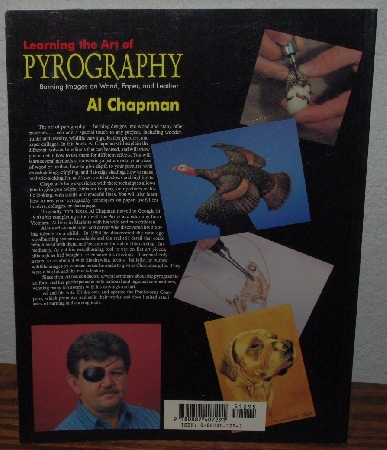 +MBA #3939-421  "1995 Learning The Art Of Pyrography Burning Images On Wood,Paper & Leather" By Al Chapman