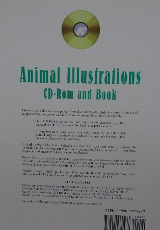 +MBA #3939-414  "1998 Animal Illustrations CD-Rom & Book  Electronic Clip Art"