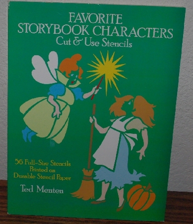 +MBA #3939-120   "1987 Favorite Storybook Characters Cut & Use Stencils" By Ted Menten